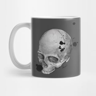 Skull Ink Drawing Mug